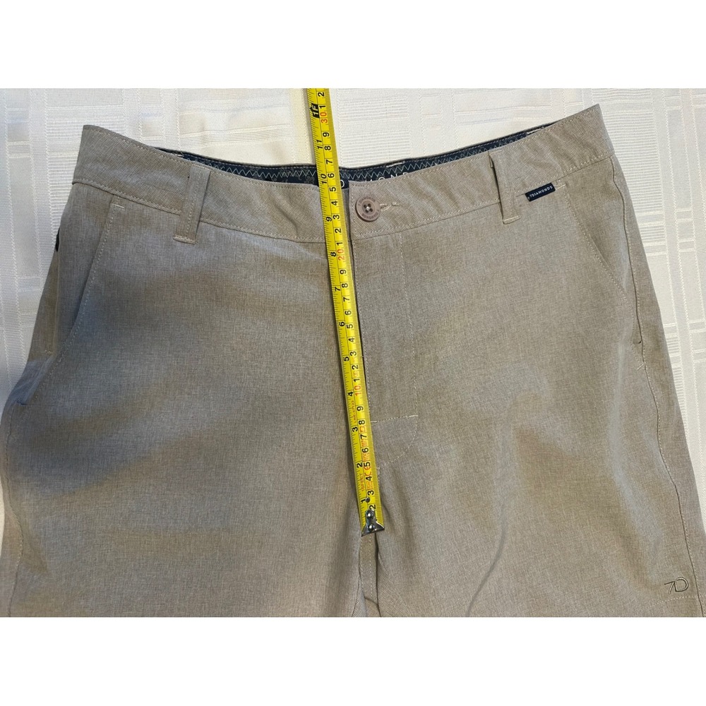 7 Diamonds Shorts Mens 30 Tan Dynamic Performance STS7-1178 Stretch Hybrid - Picture 8 of 8